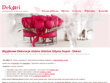 Tablet Screenshot of dekori.pl